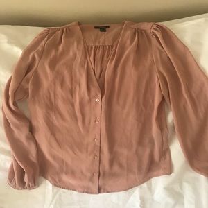 Beautiful Dusty Rose blouse